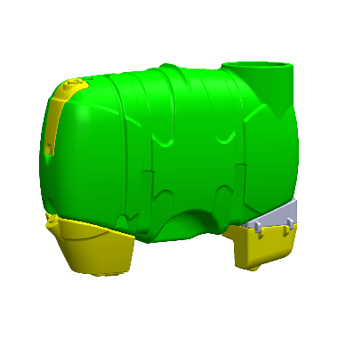 1000 LT PLASTİK DEPO TİTAN SERİSİ